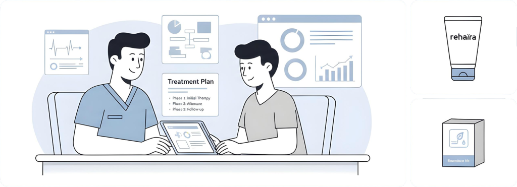 Hair Transplant Cost in Turkey 9 Consultation for hair treatment plan.